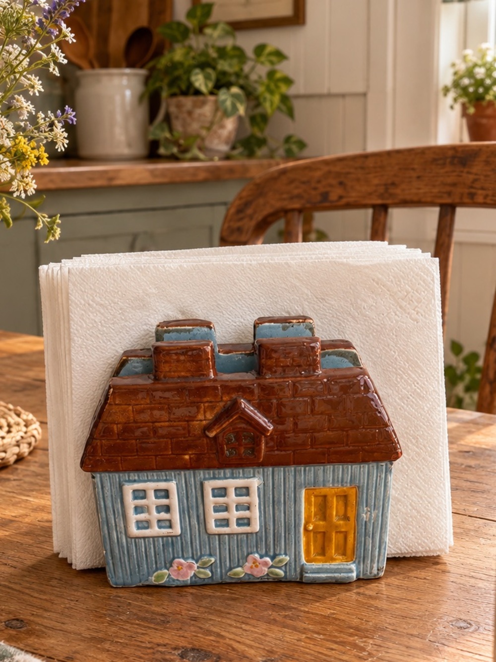 Vintage Cottage cottage core Napkin Holder